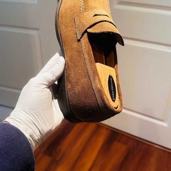 Geox Respira Suede Penny Loafers. - Picture 13 of 15